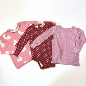 Toddler Baby Girls 12-18M Bundle Little Sleepies Matilda Jane H&M Pink Bunny